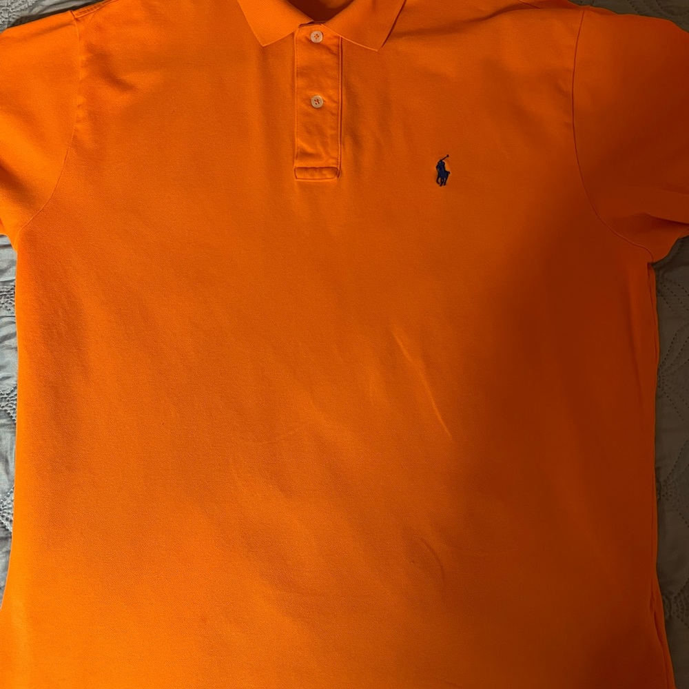 Orange casual Polo Ralph Lauren polo size XL